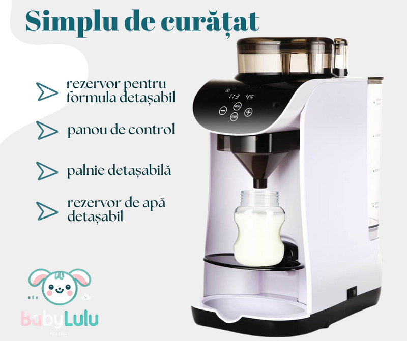 BabyLulu, espressor lapte praf pentru bebelusi + cadou.